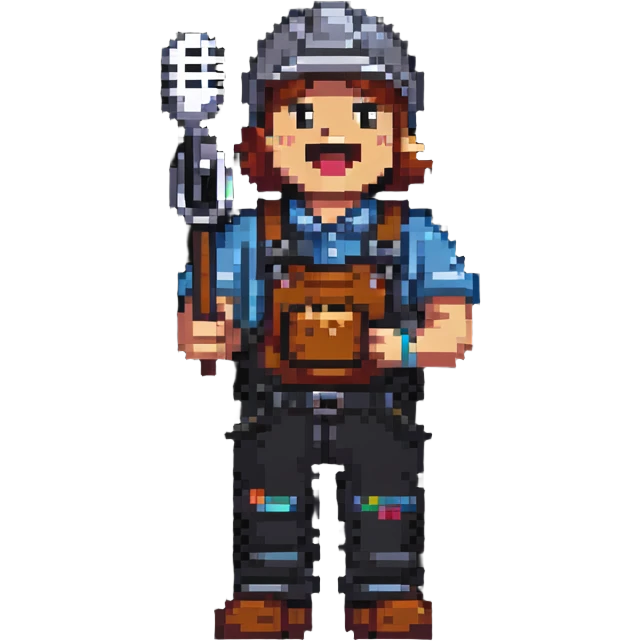 bricklayer singing emoji