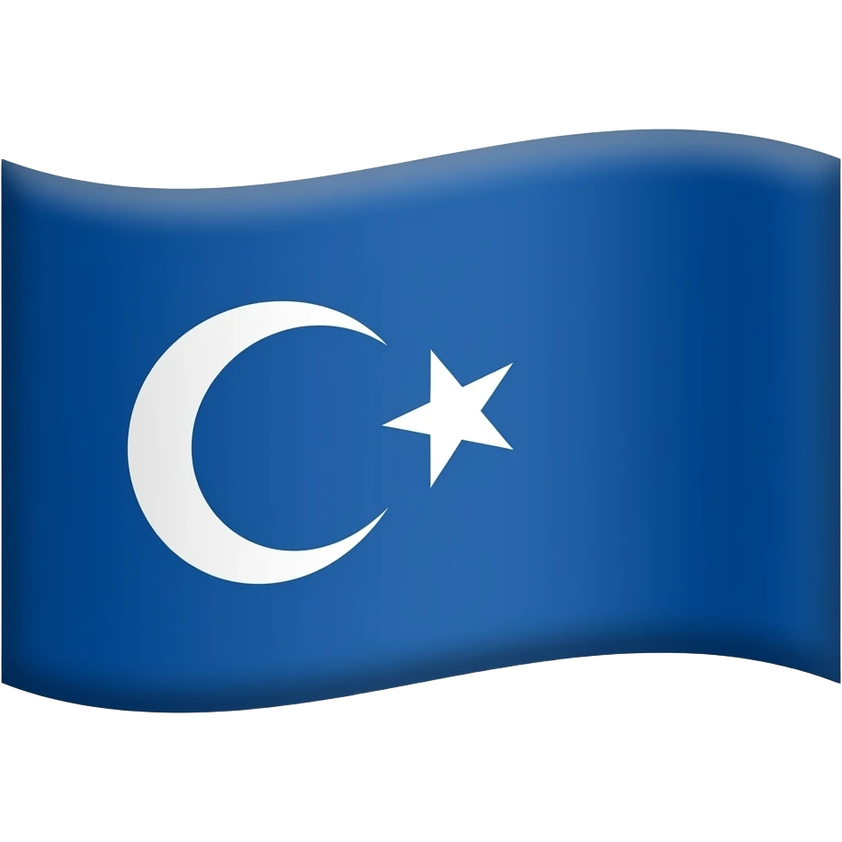 Make the Aynu flag dark blue similar to Turkish flag emoji