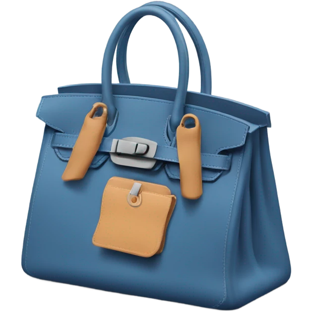 Un sac Birkin bleu  emoji