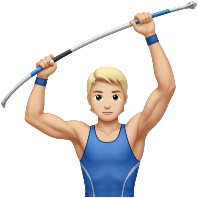 Pole vaulter from 👩🏻‍🦯 emoji