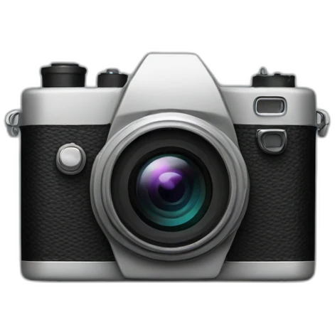 Photography camera emoji