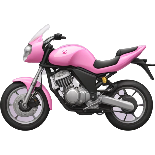 Pink motorbike  emoji