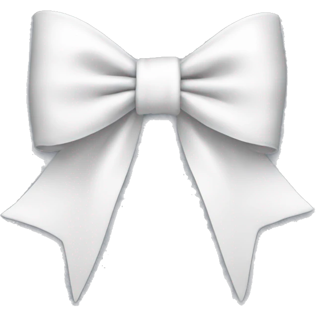 bow white emoji