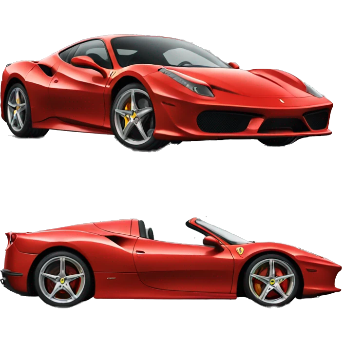 Red Ferrari  emoji
