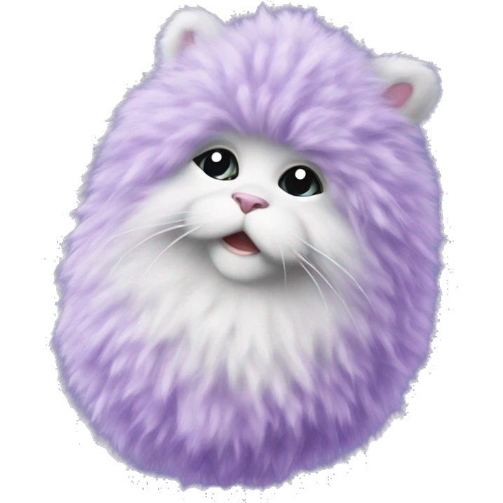  lilac Christmas stocking fluffy realistic  emoji