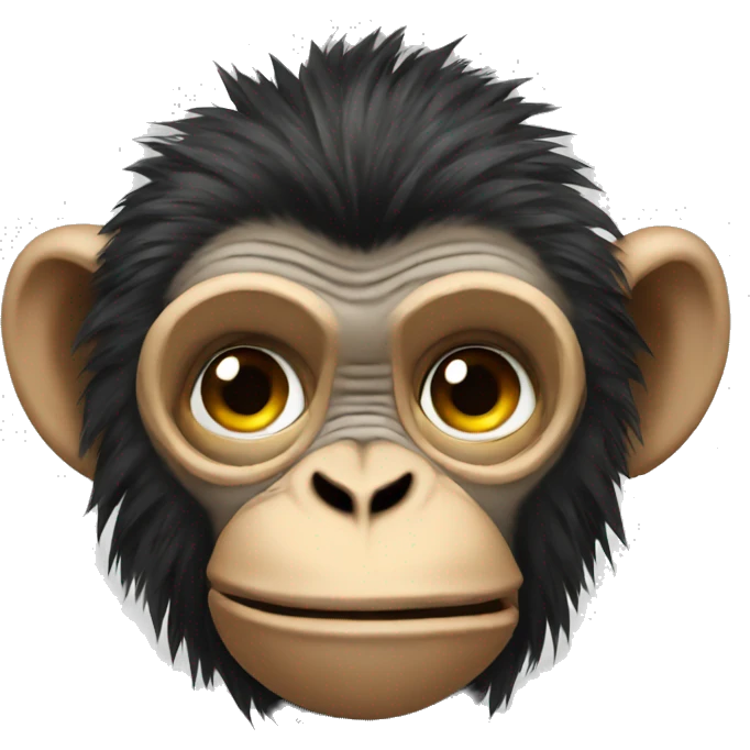 Punk monkey emoji
