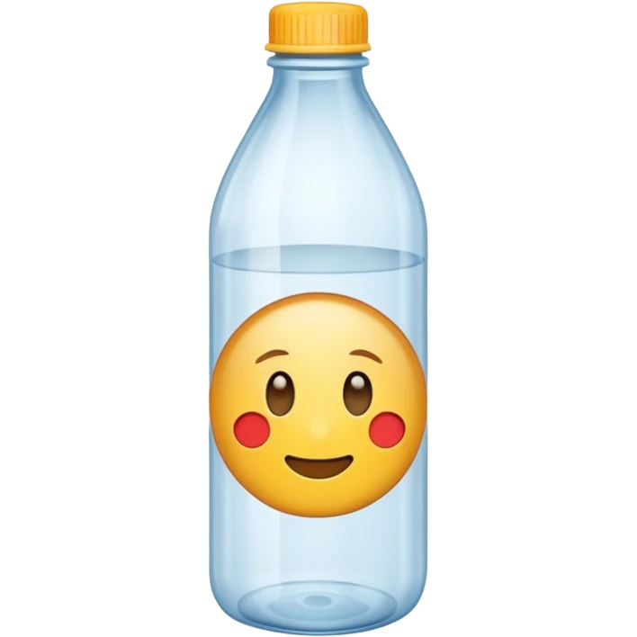 une bouteille en plastique dechet vide  emoji