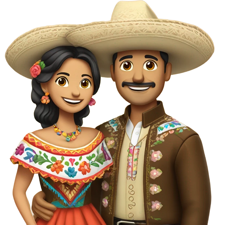 Mexican couple  emoji
