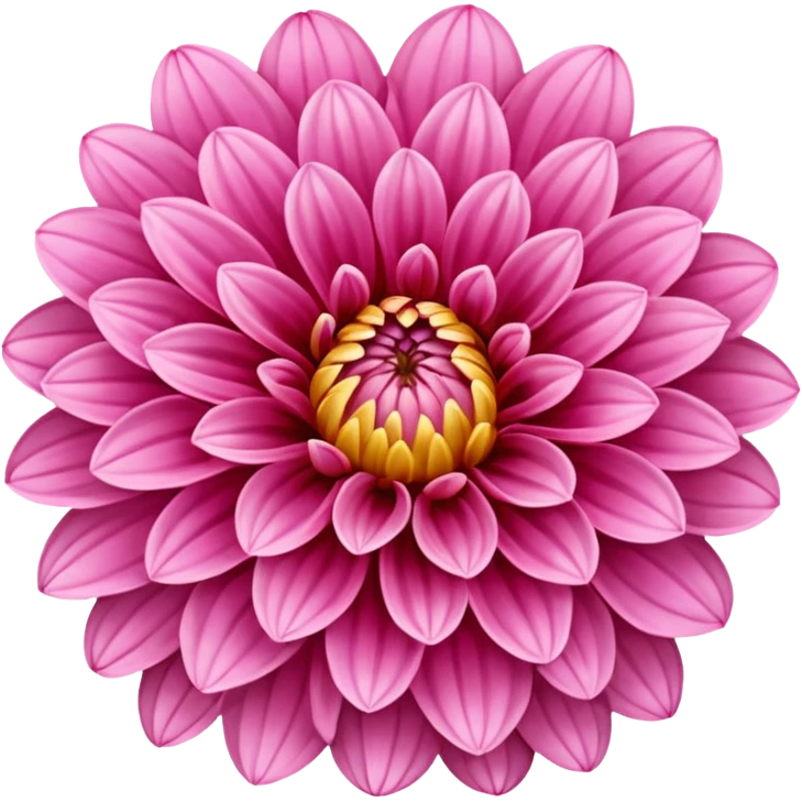 Pink Dahlia flower emoji