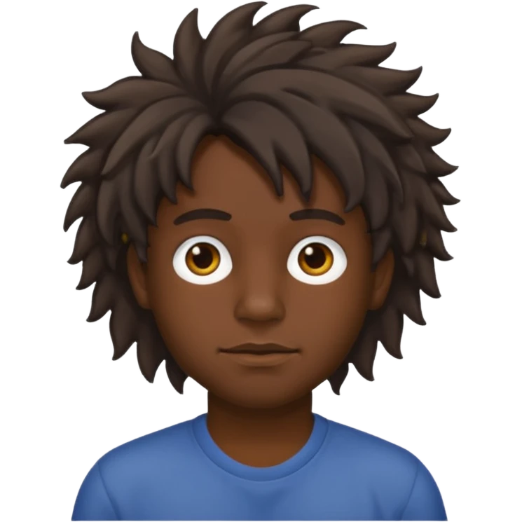 Moreno greñudo emoji