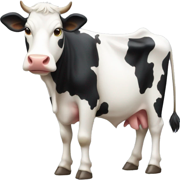 Ashthetic cow emoji
