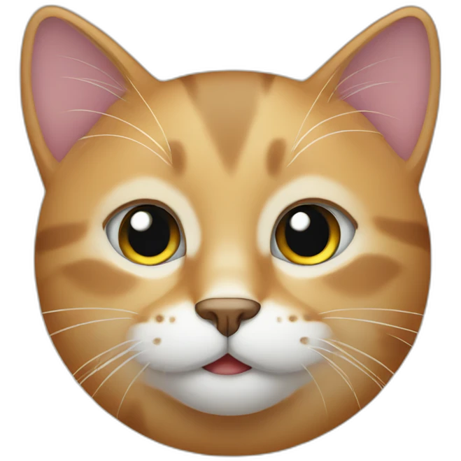 Cat with points emoji