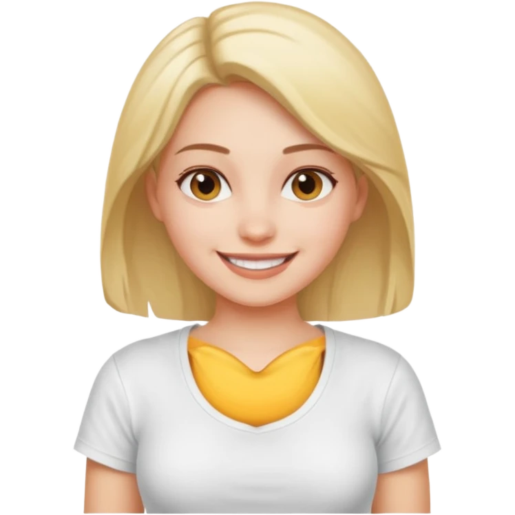 Sütyensiz kız emoji