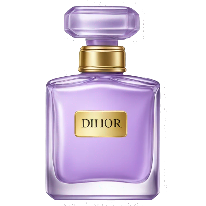 Realistic Dior lilac perfume emoji