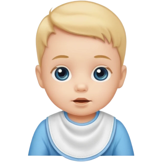 baby with bib emoji
