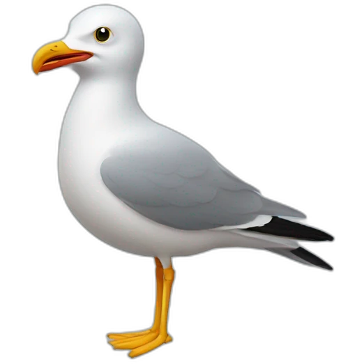 clever gull emoji