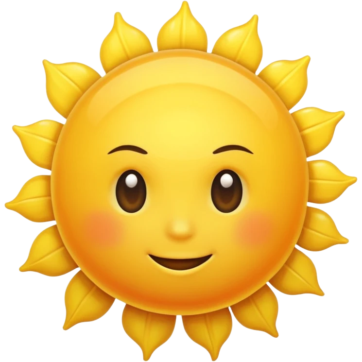 Sun emoji