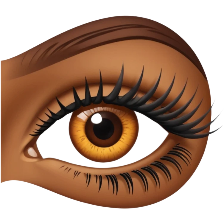 Eye with false lashes emoji