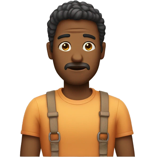 Man saying no emoji