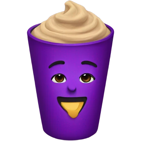 purple hummus emoji