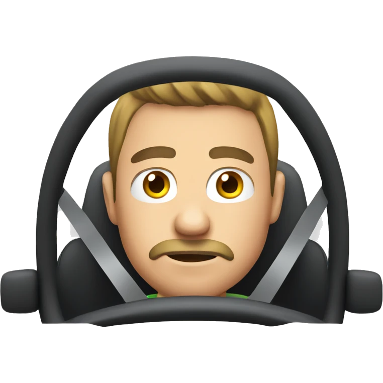 Focused driving emoji