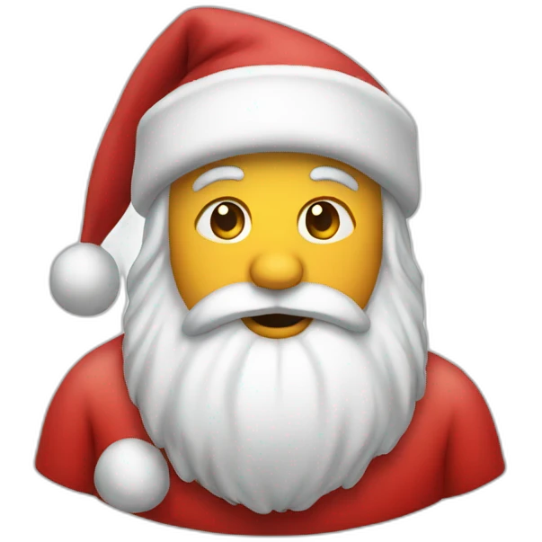 Santa clause emoji