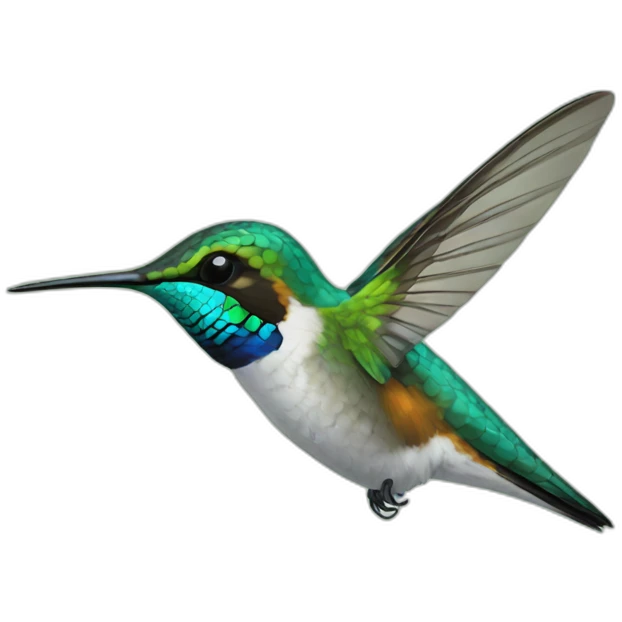 Bee hummingbird emoji
