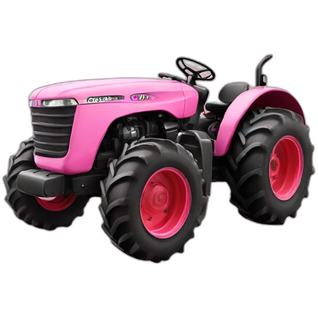 pink tractor emoji