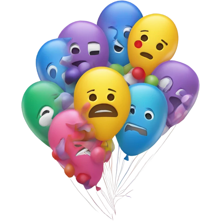 Ballons with bout time  emoji