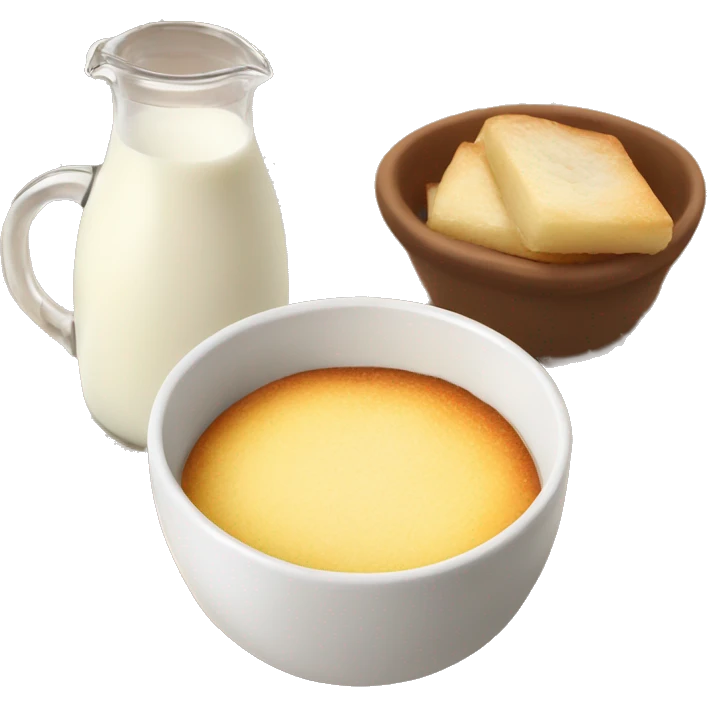 milk and semolina dessert called galaktoboureko emoji