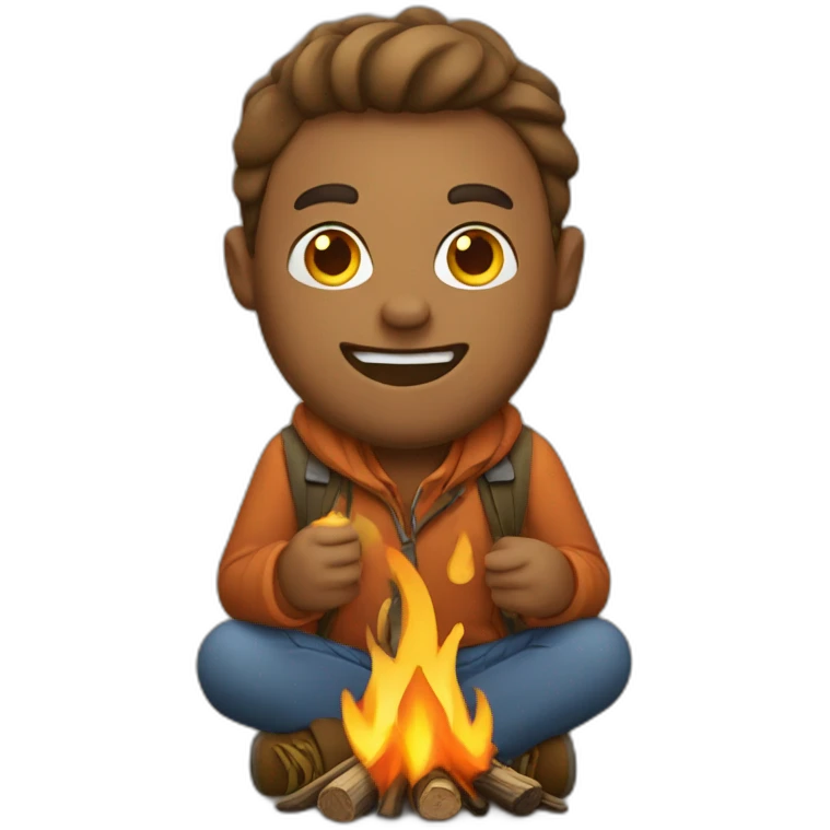 campfire man emoji