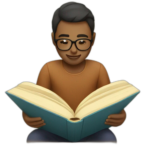 reading a book emoji