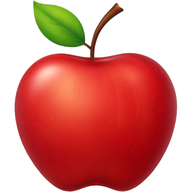 red apple emoji