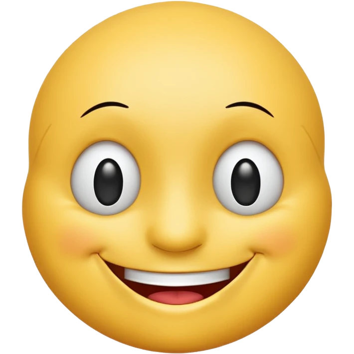 сгенерируй смайлик красавчик лысая голова emoji