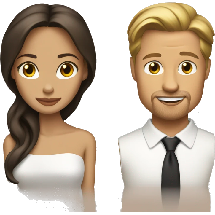 Brad and Angelina emoji