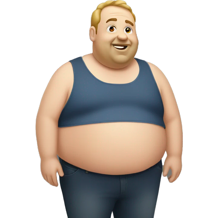 fat man emoji