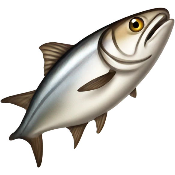 Brown sardine  emoji
