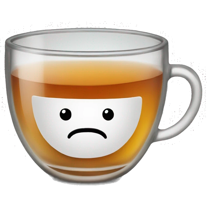 Tea in a Glass cup emoji
