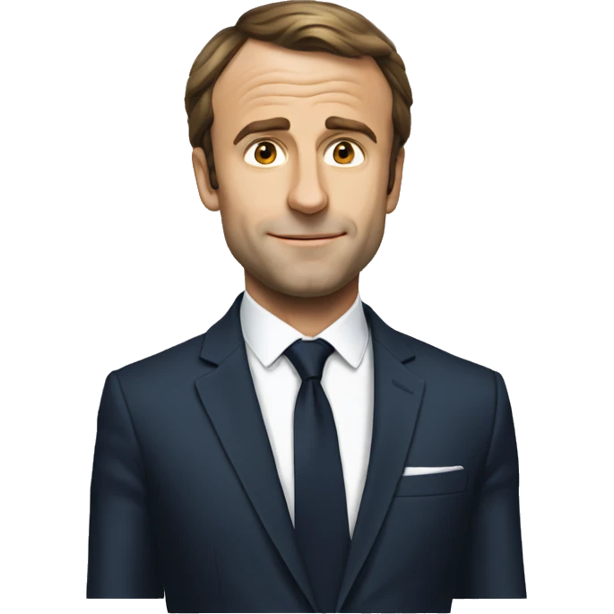 Macron slip emoji