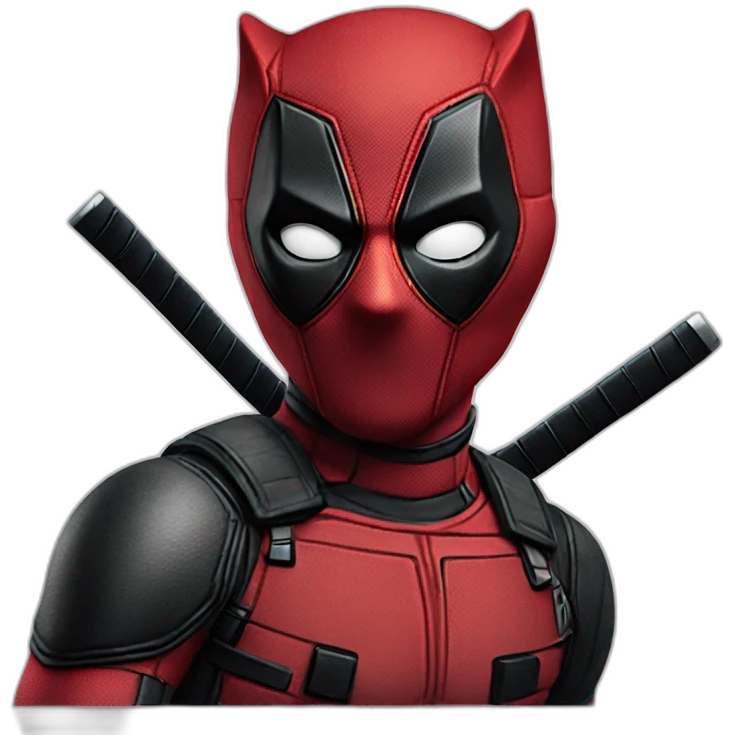 deadpool como un gato emoji