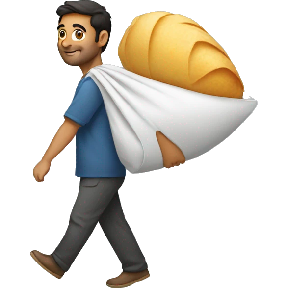 Rahul carrying  emoji
