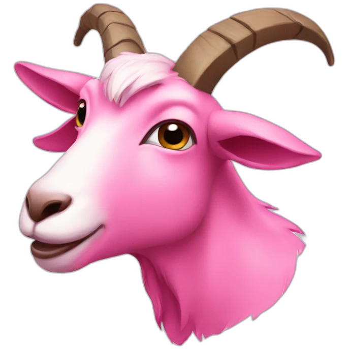 All Pink Goat emoji