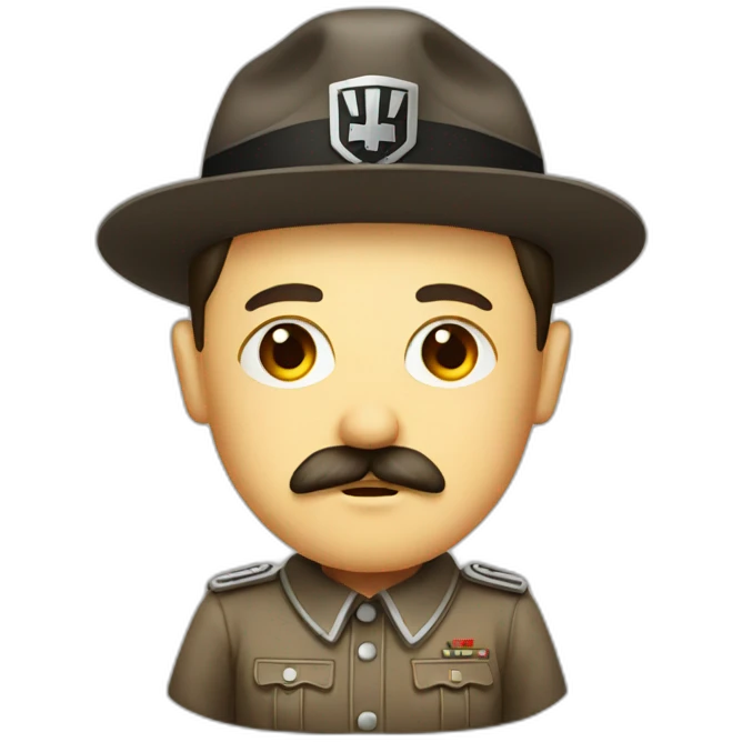 hitler avec son costume emoji
