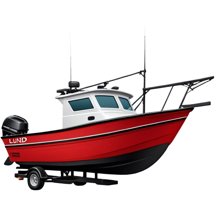 Fishing Boat - Lund 1775 Crossover XS (Model Year: 2022) (Iconic colour: Red with black trim) emoji