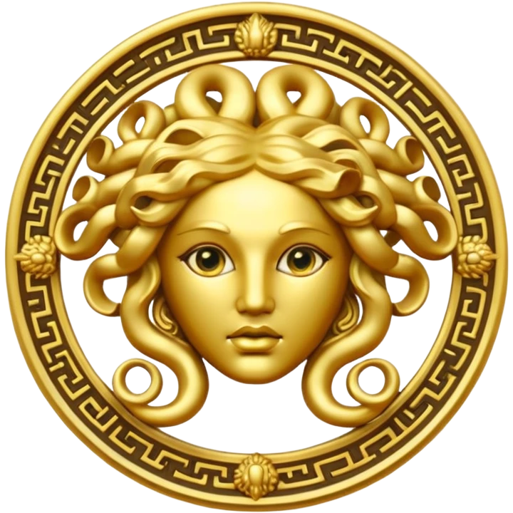 Medusa Versace logo emoji
