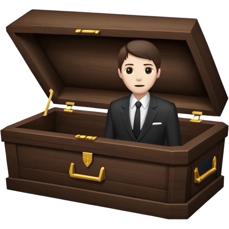 Tossed in coffin emoji