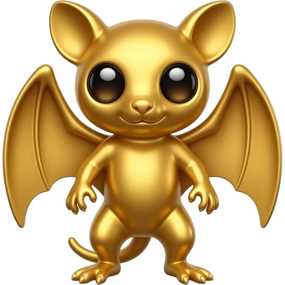 gilded statue standing Petauristini emoji