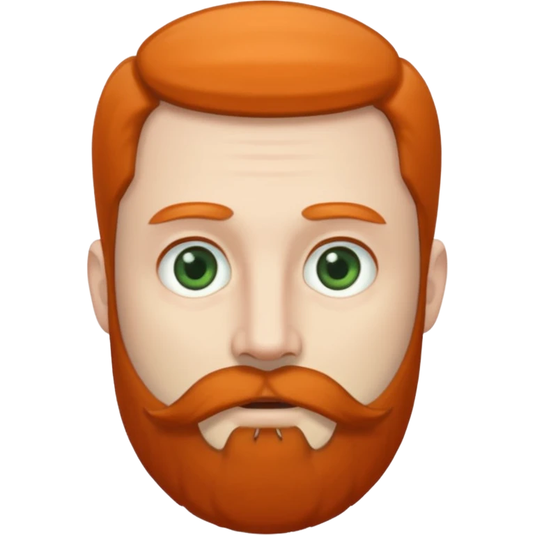Greenish grey eyed adult man with greyish very short poor hair and a extremely long beard. Pale skin. emoji