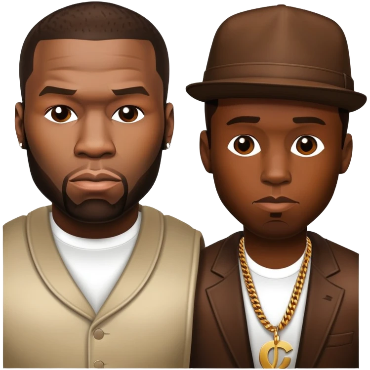 50 cent  and p diddy emoji
