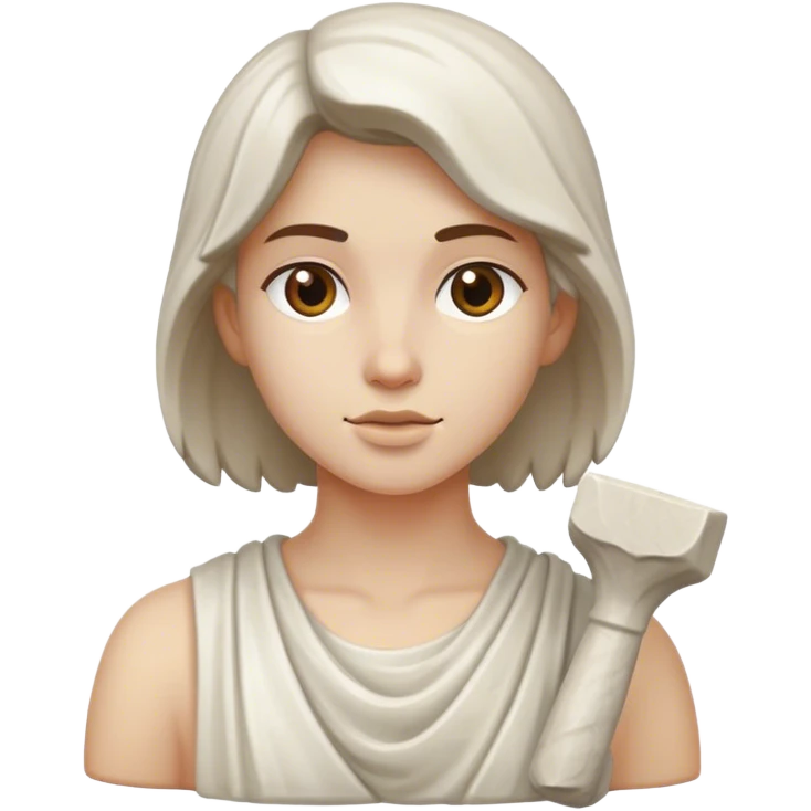 young marble sculptor  emoji